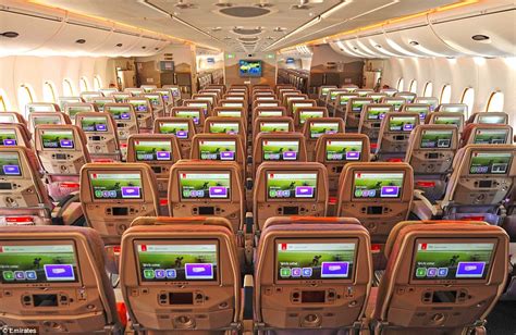 Emirates new Airbus A380 has a capacity of 615 passengers | Daily Mail ...