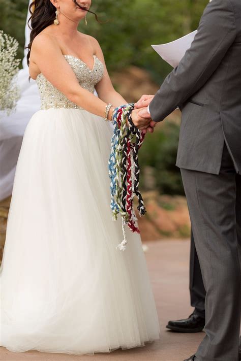 Handfasting Ceremony Tradition | Handfasting, Ceremony, Strapless wedding dress