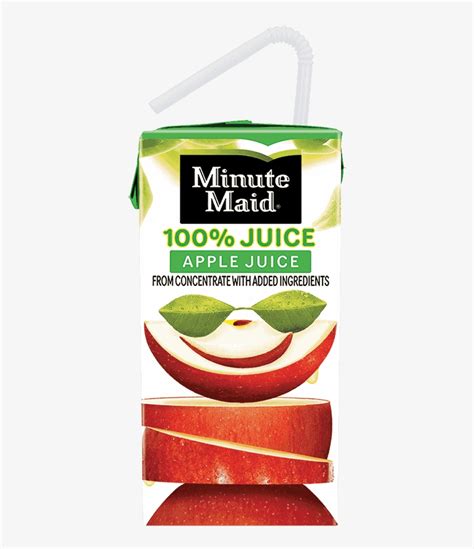 Minute Maid Apple Juice Box - Free Transparent PNG Download - PNGkey