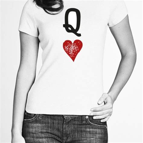 Queens Of Hearts T-shirt. | Cool t shirts, Mens tshirts, Shirts