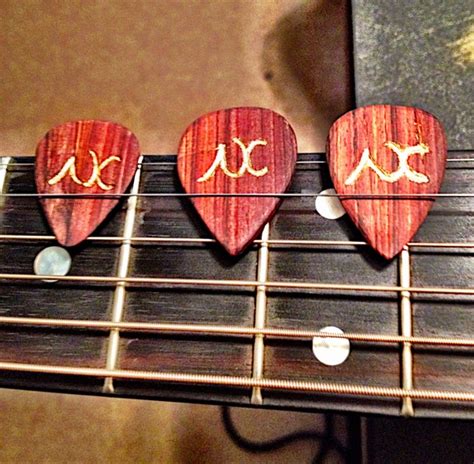 Handmade Wooden Guitar Picks by AubreyKingPicks on Etsy