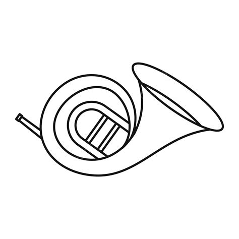 Rams Horn Trumpet Coloring Pages