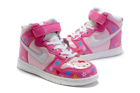 Nike Hello Kitty High Dunks Shoes For Kids