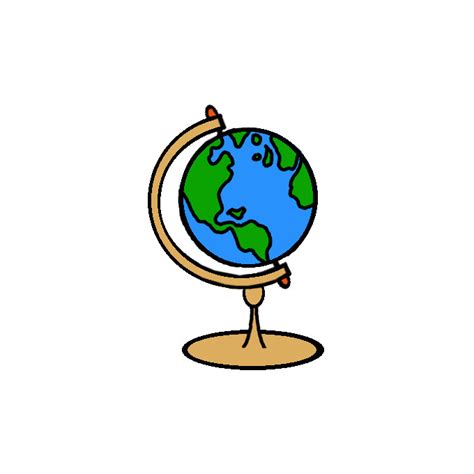 How to Draw a World Globe - Step by Step Easy Drawing Guides - Drawing Howtos