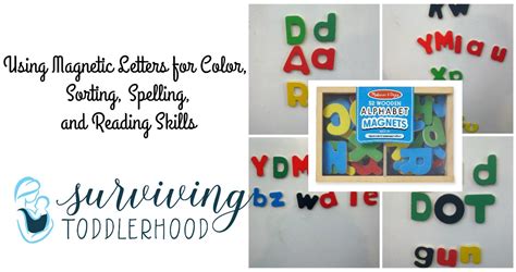 Alphabet Fun with Melissa and Doug Magnetic Letters - Surviving Toddlerhood