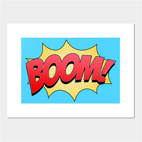 Boom Comic Book Emoji - Emoji - Posters and Art Prints | TeePublic