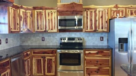 Red Cedar Kitchen Cabinets - Anipinan Kitchen