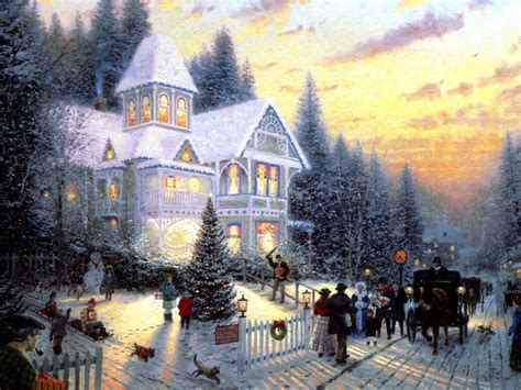 Thomas Kinkade Nativity Wallpapers - Top Free Thomas Kinkade Nativity ...