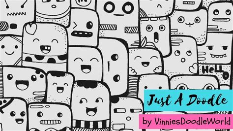 Just A Doodle | Random Doodle | Doodles For Beginners | Doodles by Vinnie's Doodle World - YouTube