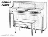 Grand Piano Coloring Pages sketch template