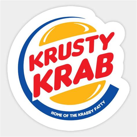 Krusty Krab by daletheskater | Funny logo, Purple aesthetic, Aesthetic stickers