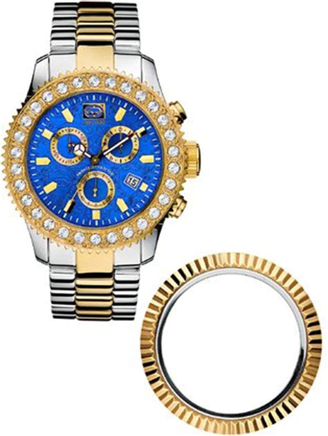 Marc Ecko Masterpiece E20000G1 Gents Blue Dial Chronograph Bracelet Watch: Amazon.co.uk: Watches