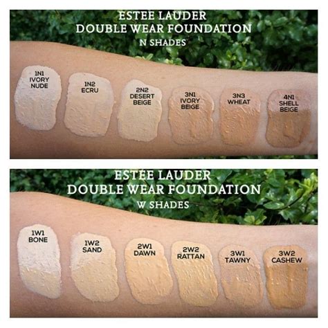 Estee Lauder Double Wear Foundation_shades | Estee lauder double wear ...