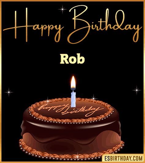 Happy Birthday Rob GIF 🎂 Images Animated Wishes【28 GiFs】