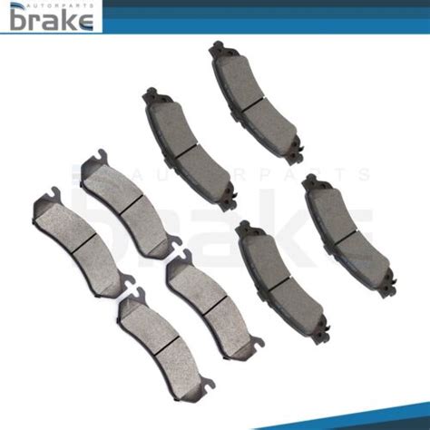 Front And Rear Ceramic Brake Pads Kit 8X For GMC Sierra 1500 4WD ...