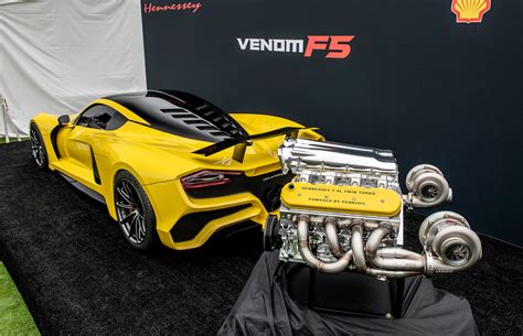 Hennessey's 1,600-HP engine revealed for the 'fastest car on earth ...