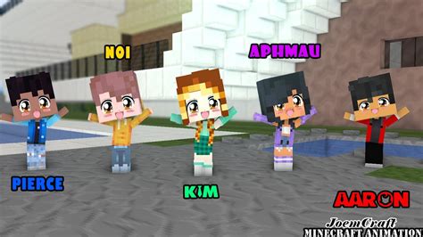 APHMAU CREW | KIM, NOI, PIERCE & AARON | GANGNAM STYLE | CHICHEKN WINGS MEME - Minecraft ...