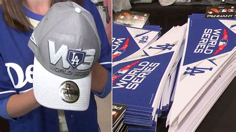 LA Dodgers gear: World Series merchandise flying off shelves at Dick's Sporting Goods - ABC7 Los ...