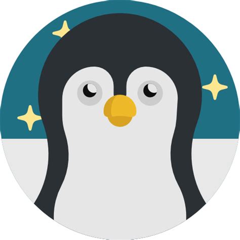 Penguin Detailed Flat Circular Flat icon