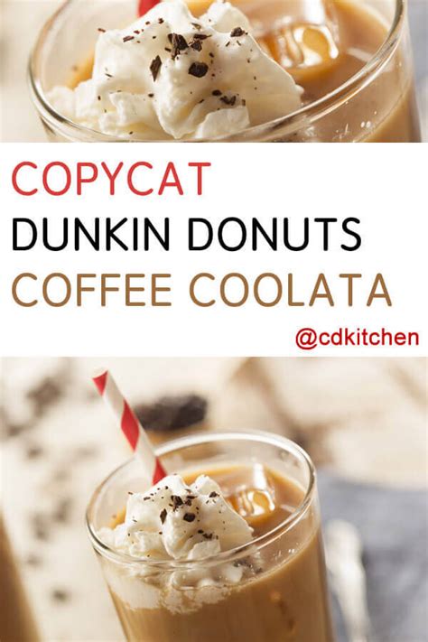 Copycat Dunkin Donuts Coffee Coolatta Recipe | CDKitchen.com