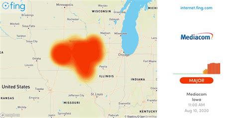 Fing Internet Alert on Twitter: "💥😡 Major Internet #outage ongoing: #Mediacom in #Iowa since 11: ...