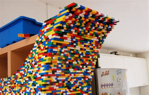 DIY Lego Wall Built for an Office | Designs & Ideas on Dornob