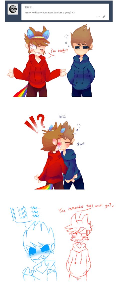 Eddsworld Tom X Tord - Kiss pony by HuiRou on DeviantArt