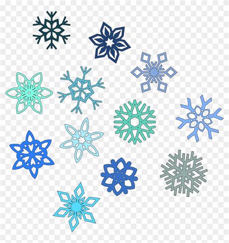 Little Snowflake Clipart Outline