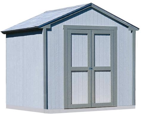 Handy Home Kingston 8x8 Wood Storage Shed Kit w/ Floor (18276-1)