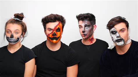 Doing My Best Friend’s Halloween Makeup ft. Dolan Twins & Emma ...