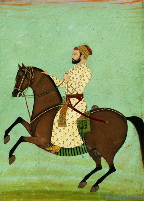 Mughal noble on horseback | Mughal paintings, Mughal miniature ...