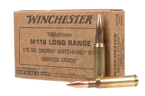 WINCHESTER M118 LR 7.62X51 175GR - Mel's Outdoors