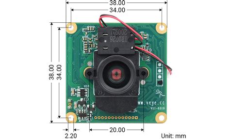 IMX462-99 IR-CUT Camera, Starlight Camera Sensor, Onboard ISP, Fixed-Focus, 2MP - RobotShop