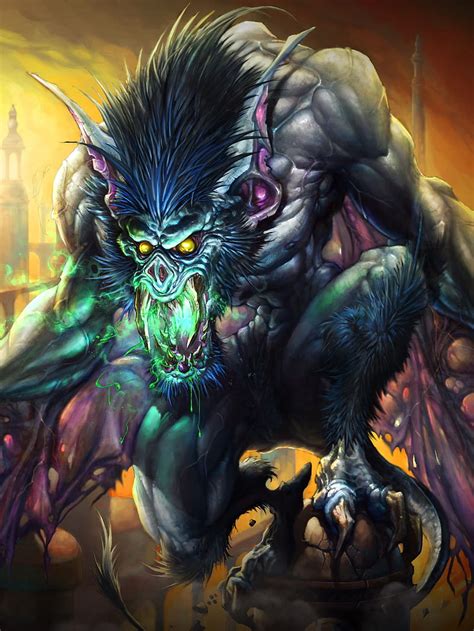 Bat Monster, bat, fantasy, games, monster, HD phone wallpaper | Peakpx