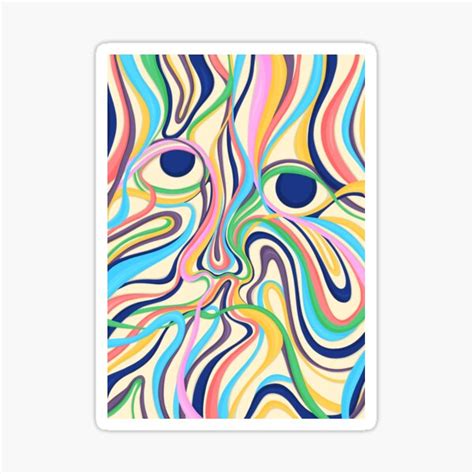 "weird face" Sticker for Sale by danksatan666 | Redbubble