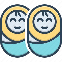 Twin, baby, twain, duplicate, dyad, dual, double icon - Download on Iconfinder
