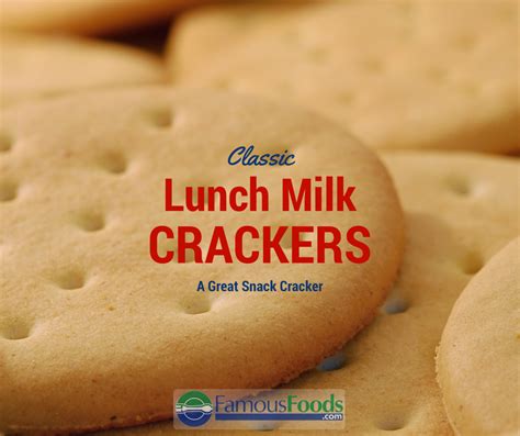 Lunch Milk Crackers Bring Found Memories | Crackers, Cracker snacks, Snacks