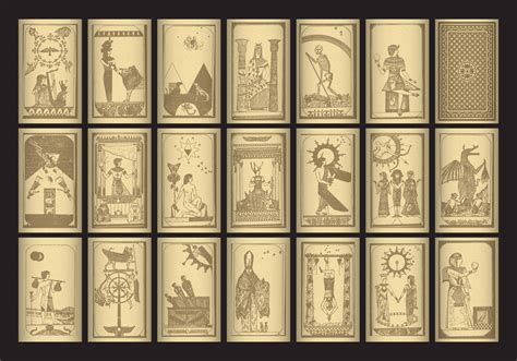 Egypt Tarot 118426 Vector Art at Vecteezy