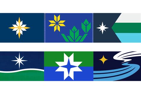 Six finalists are picked to be the new state flag; North Star flag was not one of them - Post ...