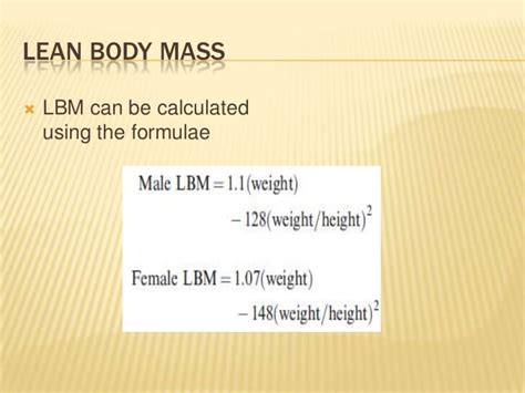 Lean Body Mass Calculator - Calculatorall.com