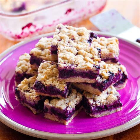 Blueberry Bars Recipe - with Crumble Topping