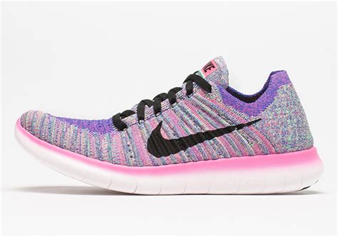 Nike Free RN Flyknit Pink Blast Multicolor - Sneaker Bar Detroit