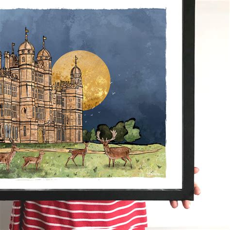 Burghley House Art Print - Where The Wildlings Roam