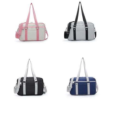 Japanese High School Bags with Strap for School and Cosplay Luggage ...