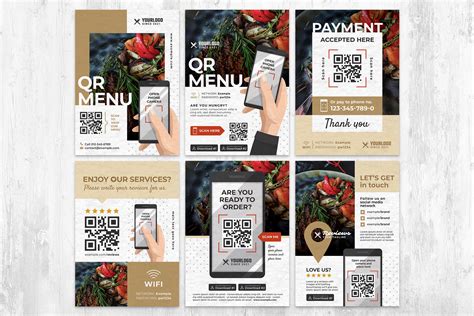 QR Code Flyer Templates Vol.4 [PSD, Ai, Vector] - BrandPacks