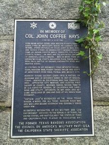 John Coffee Hays - Oakland - LocalWiki