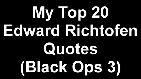 My Top 20 Edward Richtofen Quotes - Black Ops 3 - YouTube