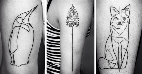 One Continuous Line Tattoos By Iranian-German Artist Mo Ganji | Bored Panda