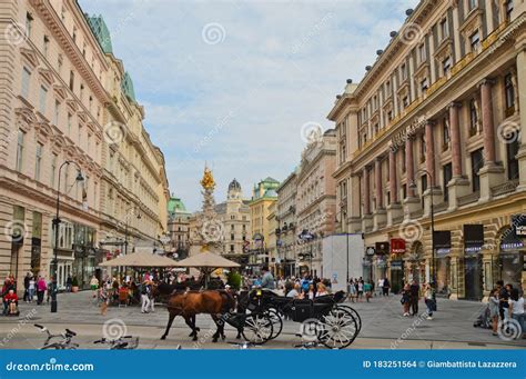 Tourism in the City of Vienna, the Capital of Austria Editorial Stock ...