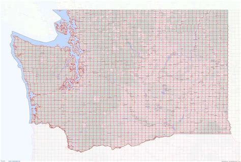 Washington Section Township Range Map – medium image – shown on Google Maps